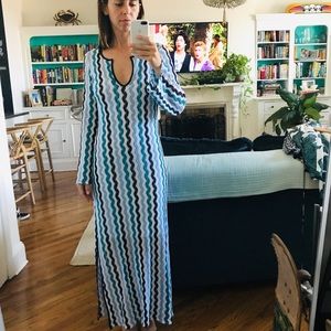 Calypso crochet maxi dress with optional key hole